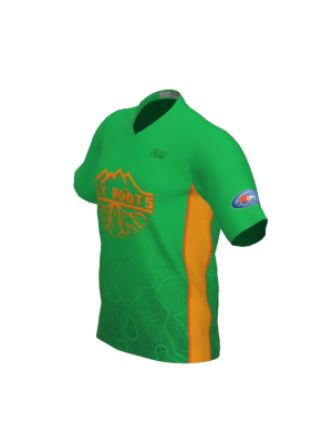 Podiumwear Men's Silver Short Sleeve MTB Jersey - New Fabric 2025!