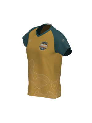 Podiumwear Women's Silver Short Sleeve MTB Jersey - NEW FABRIC 2025!