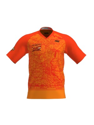 Podiumwear Men's Silver Short Sleeve MTB Jersey - New Fabric 2025!