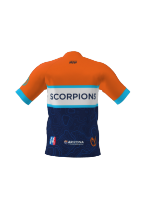 Podiumwear Men's Silver Short Sleeve MTB Jersey - New Fabric 2025!