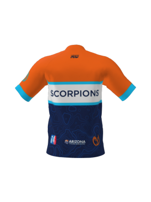 Podiumwear Men's Silver Short Sleeve MTB Jersey - New Fabric 2025!