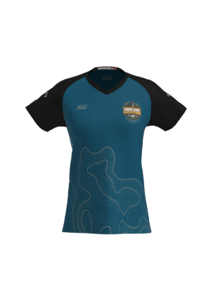 Podiumwear Women's Silver Short Sleeve MTB Jersey - NEW FABRIC 2025!