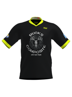 Podiumwear Men's Silver Short Sleeve MTB Jersey - New Fabric 2025!