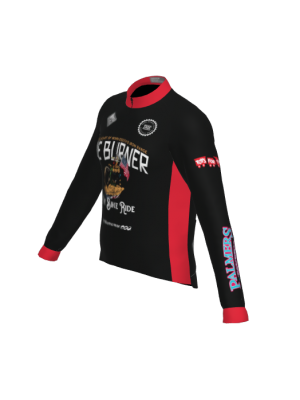 Podiumwear Men's Gold Merino Wool Long Sleeve Jersey