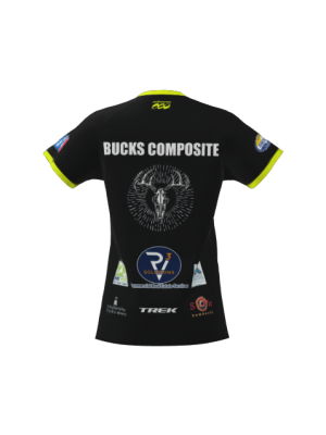 Podiumwear Women's Silver Short Sleeve MTB Jersey - NEW FABRIC 2025!