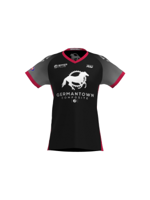 Podiumwear Women's Silver Short Sleeve MTB Jersey - NEW FABRIC 2025!