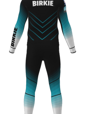Podiumwear Unisex Gold Two-Piece Race Suit
