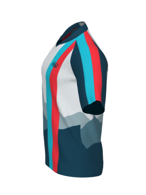 Podiumwear Men's Silver Short Sleeve MTB Jersey - New Fabric 2025!
