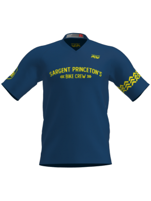 Podiumwear Men's Silver Short Sleeve MTB Jersey - New Fabric 2025!