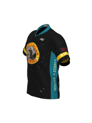 Podiumwear Men's Silver Short Sleeve MTB Jersey - New Fabric 2025!