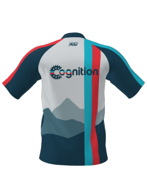 Podiumwear Men's Silver Short Sleeve MTB Jersey - New Fabric 2025!