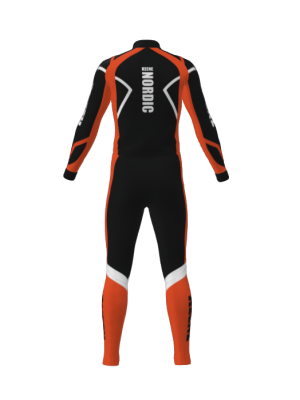 Podiumwear Unisex Silver Two-Piece Race Suit