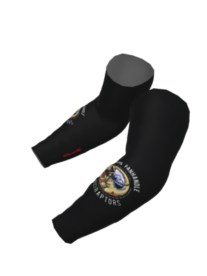 Podiumwear Dyed Black Armwarmers