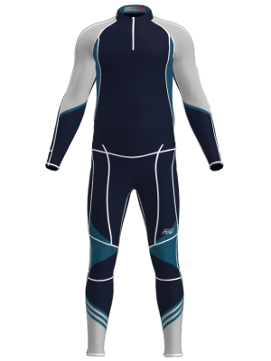 Podiumwear Unisex Gold Two-Piece Race Suit