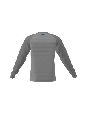 Podiumwear Unisex Silver Long Sleeve Tech Tee - New Fabric 2025!