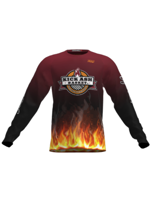 Podiumwear Unisex Silver Long Sleeve Tech Tee - New Fabric 2025!