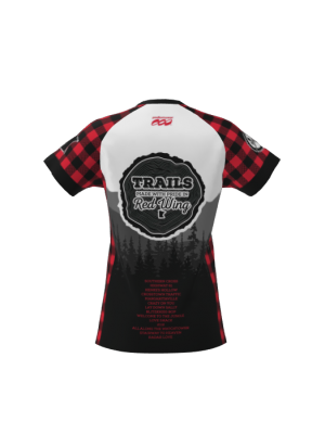 Podiumwear Women's Silver Short Sleeve MTB Jersey - NEW FABRIC 2025!