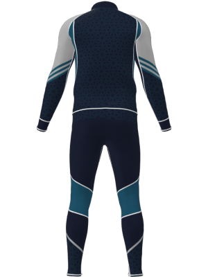 Podiumwear Unisex Gold Two-Piece Race Suit