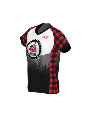 Podiumwear Women's Silver Short Sleeve MTB Jersey - NEW FABRIC 2025!