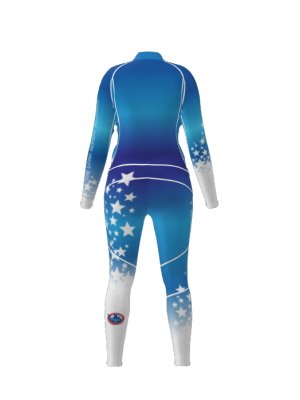 Podiumwear Women's Gold Two-Piece Race Suit