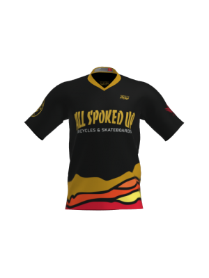Podiumwear Men's Silver Short Sleeve MTB Jersey - New Fabric 2025!