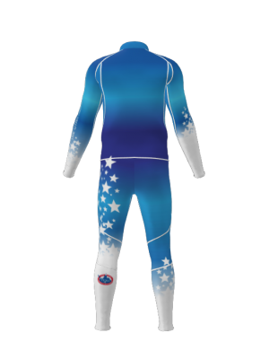 Podiumwear Unisex Gold Two-Piece Race Suit