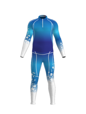 Podiumwear Unisex Gold Two-Piece Race Suit