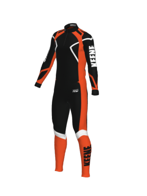 Podiumwear Unisex Silver Two-Piece Race Suit