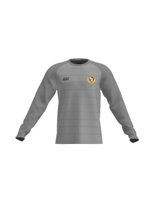 Podiumwear Unisex Silver Long Sleeve Tech Tee - New Fabric 2025!