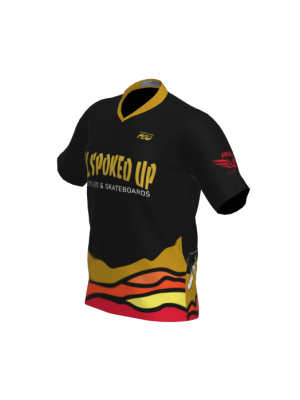 Podiumwear Men's Silver Short Sleeve MTB Jersey - New Fabric 2025!