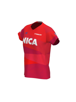 Podiumwear Women's Silver Short Sleeve MTB Jersey - NEW FABRIC 2025!