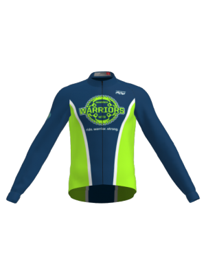 Podiumwear Men's Gold Merino Wool Long Sleeve Jersey