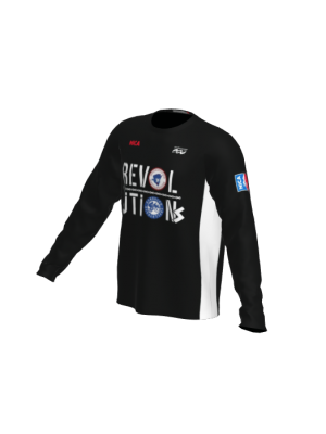 Podiumwear Unisex Silver Long Sleeve Tech Tee - New Fabric 2025!