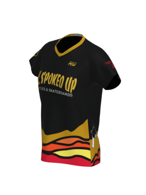 Podiumwear Women's Silver Short Sleeve MTB Jersey - NEW FABRIC 2025!