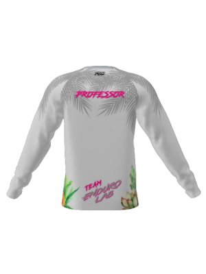 Podiumwear Unisex Silver Long Sleeve Tech Tee - New Fabric 2025!
