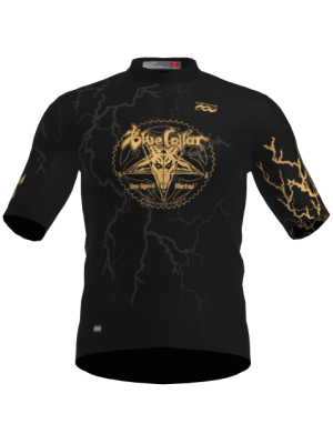 Podiumwear Men's Gold Full Zip Jersey