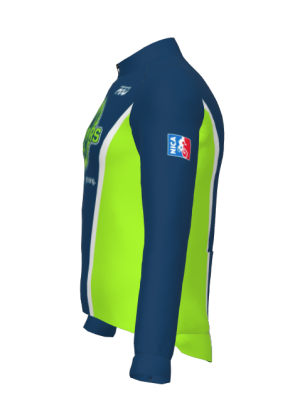 Podiumwear Men's Gold Merino Wool Long Sleeve Jersey