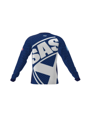 Podiumwear Unisex Silver Long Sleeve Tech Tee - New Fabric 2025!