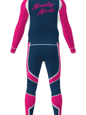 Podiumwear Unisex Gold Two-Piece Race Suit