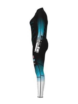 Podiumwear Women's Gold Two-Piece Race Suit