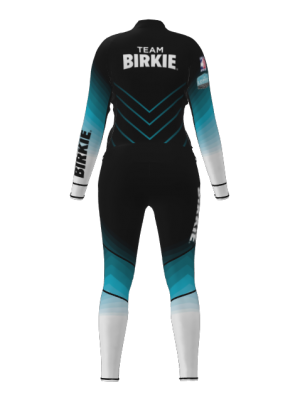 Podiumwear Women's Gold Two-Piece Race Suit