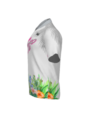 Podiumwear Men's Silver Short Sleeve MTB Jersey - New Fabric 2025!