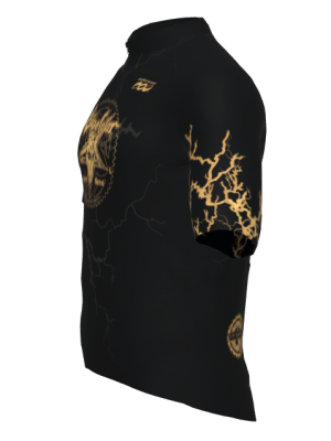 Podiumwear Men's Gold Full Zip Jersey