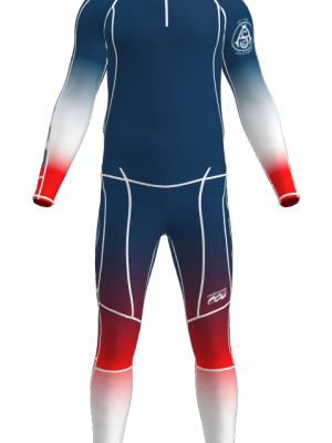 Podiumwear Unisex Gold Two-Piece Race Suit