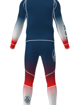 Podiumwear Unisex Gold Two-Piece Race Suit