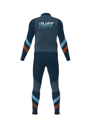 Podiumwear Unisex Gold Two-Piece Race Suit