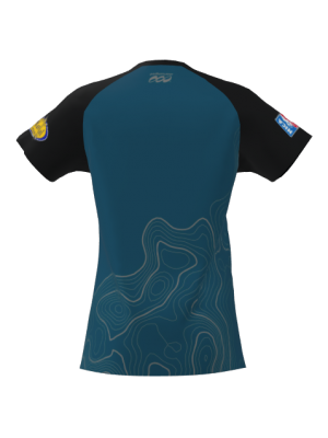Podiumwear Women's Silver Short Sleeve MTB Jersey - NEW FABRIC 2025!