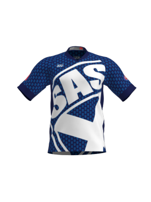 Podiumwear Men's Silver Short Sleeve MTB Jersey - New Fabric 2025!