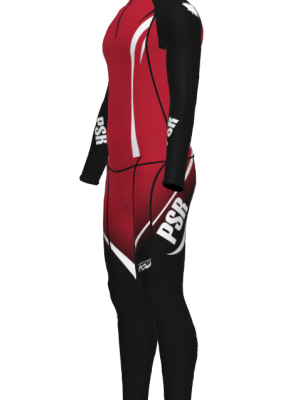 Podiumwear Unisex Gold Two-Piece Race Suit