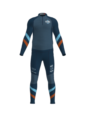 Podiumwear Unisex Gold Two-Piece Race Suit